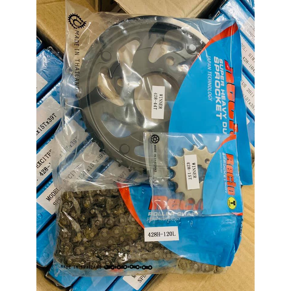 Nhông sên đĩa Recto gắn cho exciter nhé anh em ơi!! hàng đẹp long lanh nhé