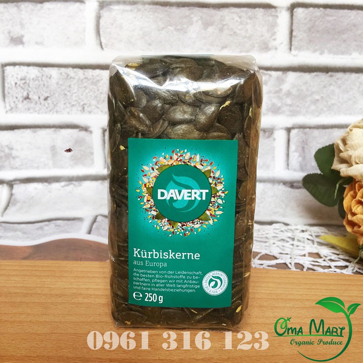 Hạt bí hữu cơ Davert 250g