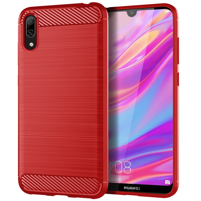 Huawei Y7 Pro 2019 - Ốp lưng phay xước chống sốc - Bo viền máy - Chống rơi vỡ điện thoại