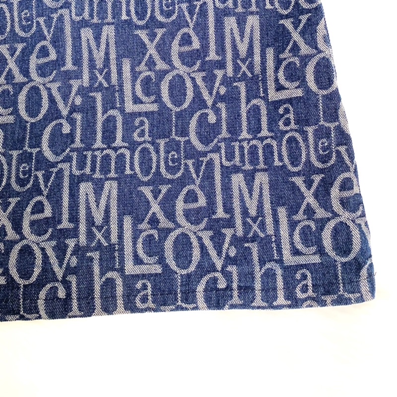 Chân váy chữ A chất  jean họa tiết chữ, vải dày dặn tặng kèm dây đai xích cá tính | BigBuy360 - bigbuy360.vn