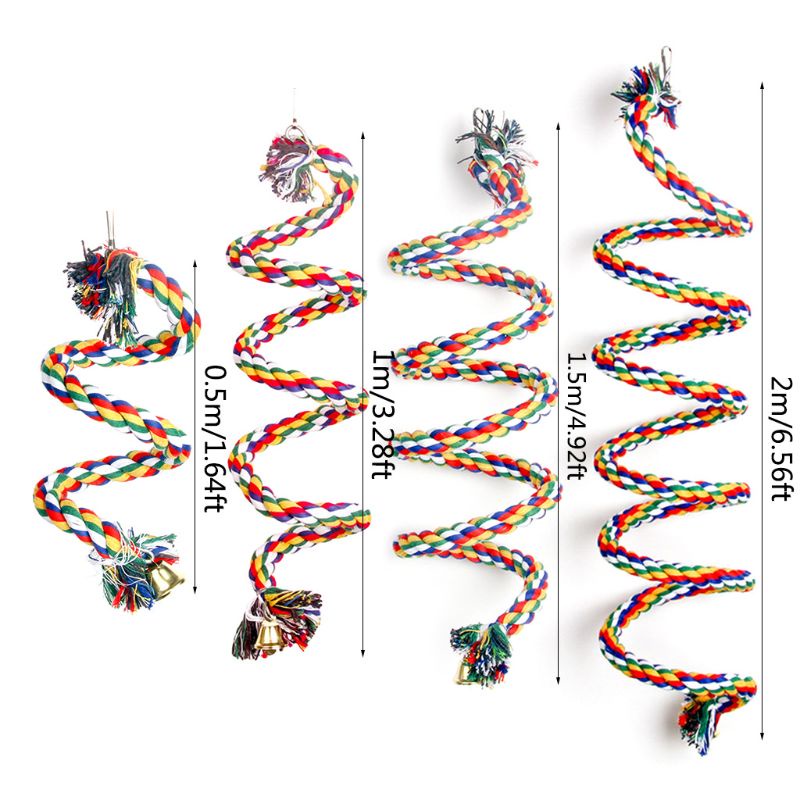 Dây Treo Đồ Chơi Đứng Cho Vẹt