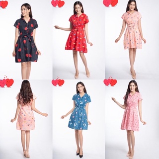 Đầm xòe dây thắt phong cách hàn quốc