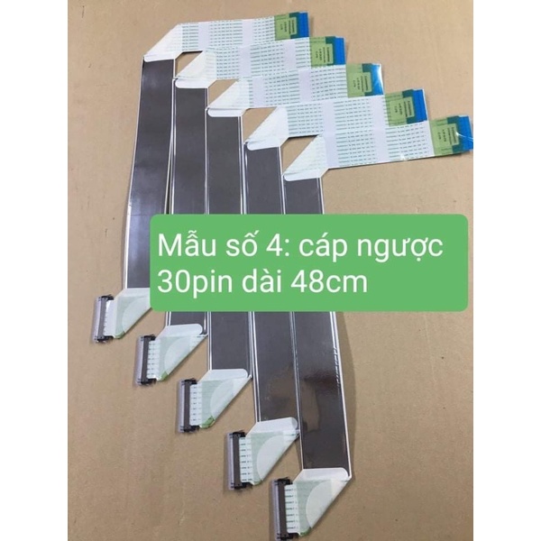 COMBO 5 SỢI CÁP NGƯỢC 30 PIN- CÁP LVDS- CHÍNH HÃNG LG