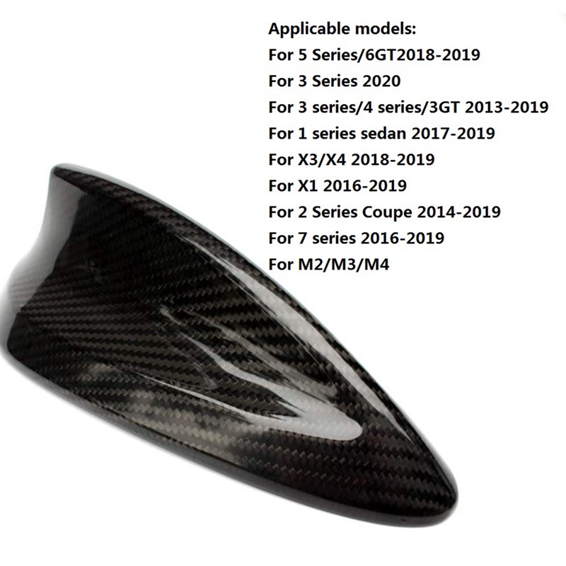 Ốp Ăng Ten Vây Cá Mập Bằng ABS Sợi Carbon Cho 1 3 4 5 7 Series M2 M3 M4 F87 F80 F82