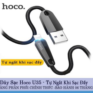 Dây cáp sạc nhanh iphone - ipad U35 tự ngắt khi sạc đầy chính hãng HOCO