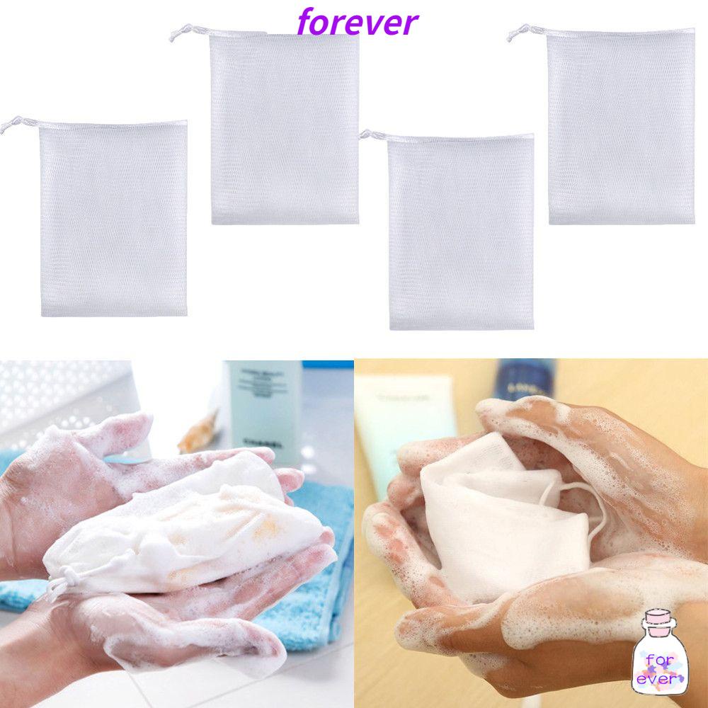 Túi Lưới Tạo Bọt Xà Phòng Rửa Mặt Thủ Công Dạng Treo Cho Nhà Tắm