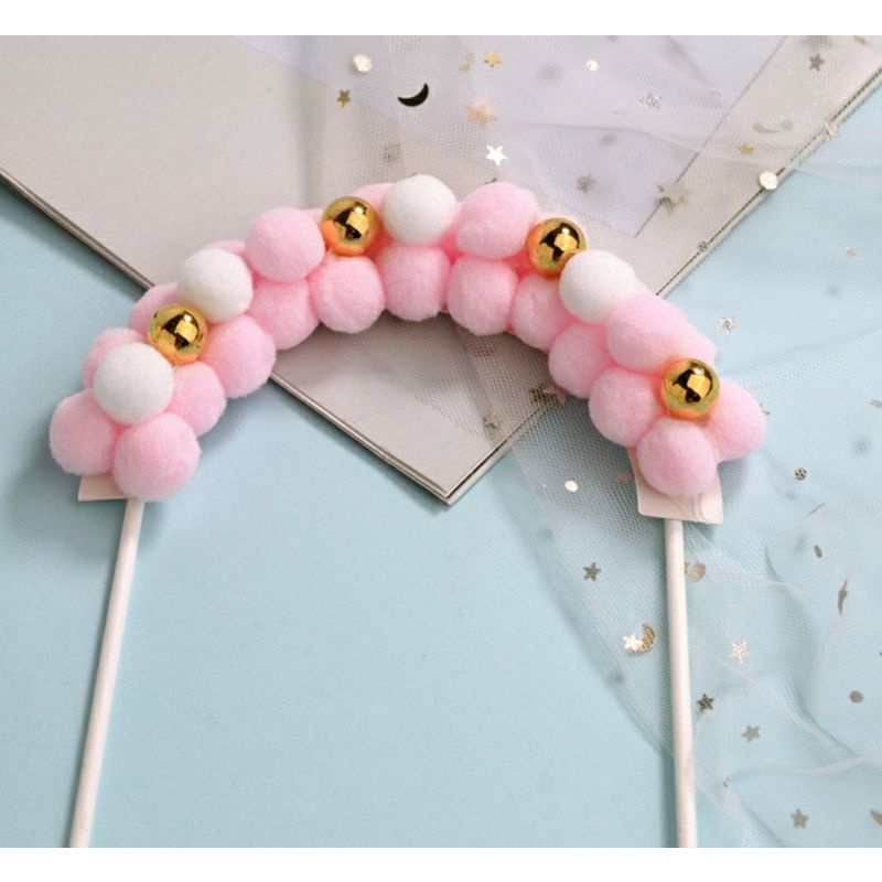 Cổng mây, cổng bông trang trí bánh kem, bánh sinh nhật, bánh gato - Nhotimshop