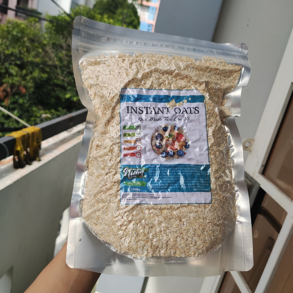 Yến mạch Cán vỡ Quacker Oats 1000gr | BigBuy360 - bigbuy360.vn