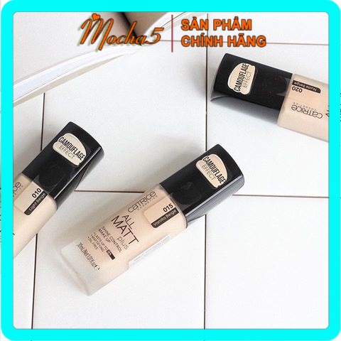 Sỉ kem nền CATRICE ALL MATT PLUS 18h mỏng mịn không bí da