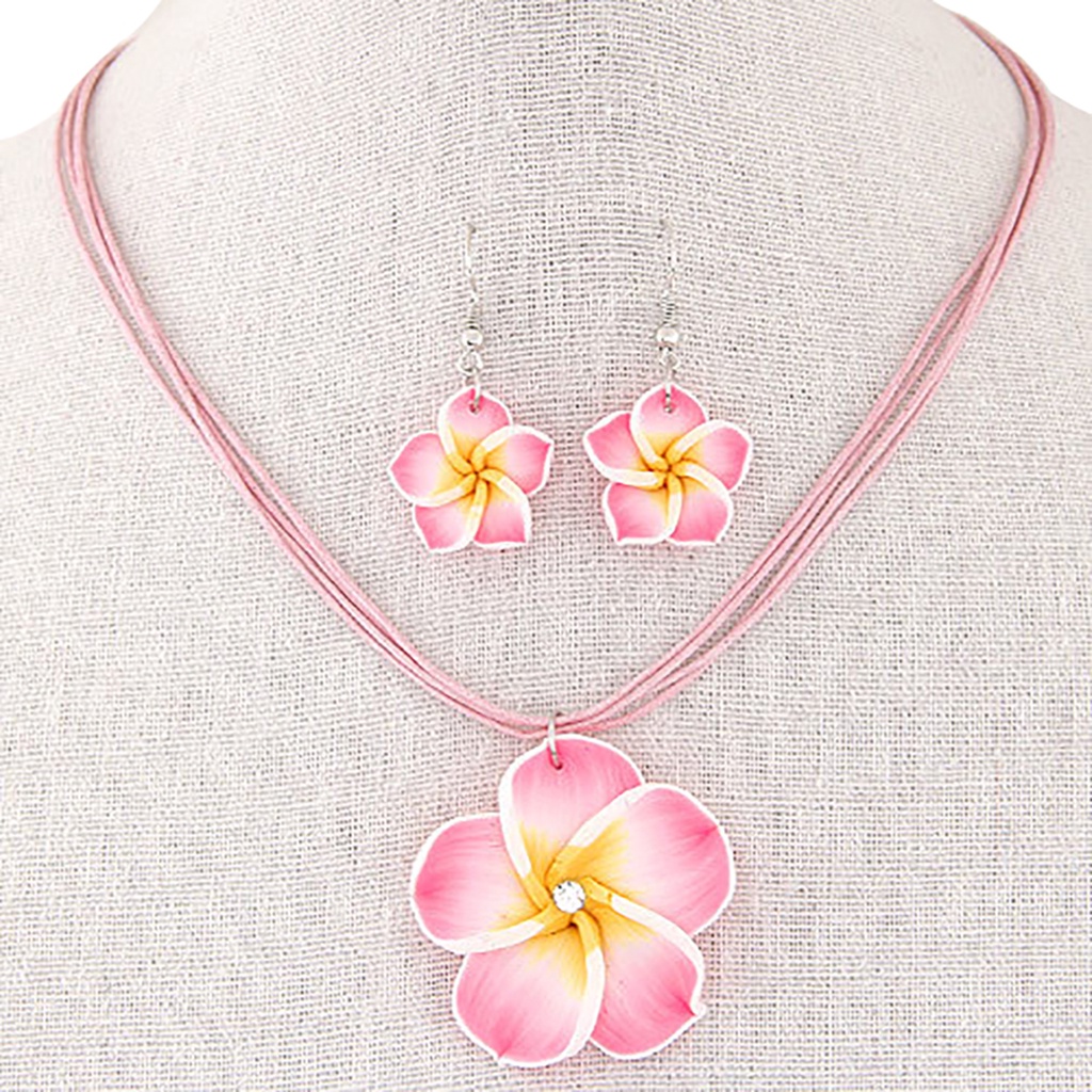 Bộ Trang Sức Hợp Kim Hình Hoa Quyến Rũ Thời Trang Dành Cho Nữ