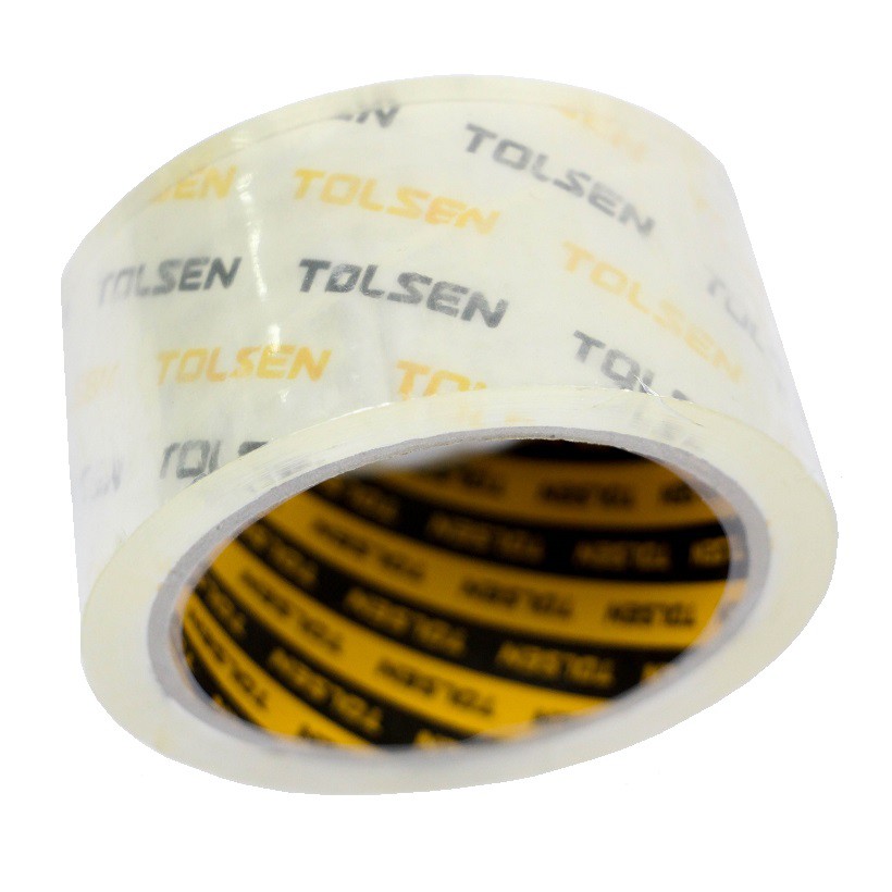 BĂNG KEO SIÊU TRẮNG TRONG 50m TOLSEN 50203