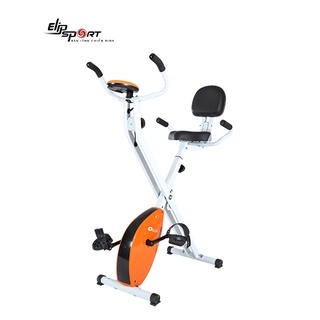 Xe Đạp Tập Thể Dục Tại Nhà ELIP Mona - Xếp Gọn Gàng Tiết Kiệm Diện Tích, Yên Xe Có Tựa Lưng Ngồi Tập Thoải Mái Hơn