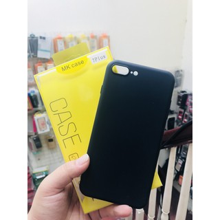 Ốp lưng silicon cho Iphone 7/8 plus dẻo đen cao cấp
