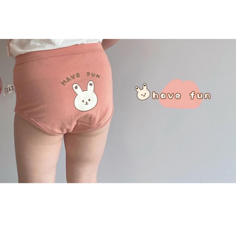 Set 3c quần chip / chip đùi cho bé hoạt tiết gấu thỏ