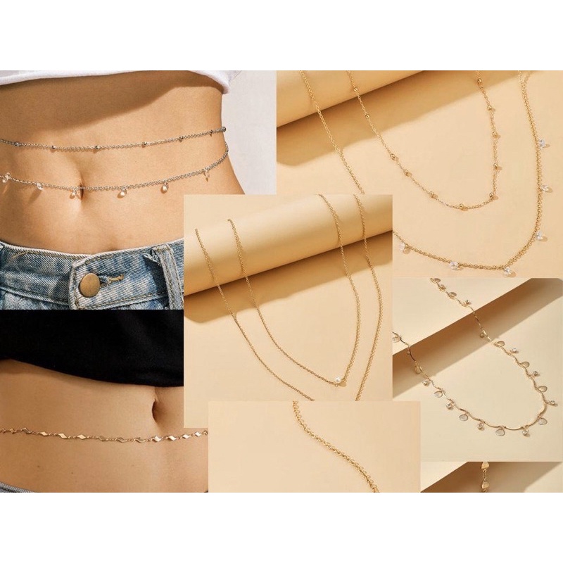 Dây đeo Eo Mảnh diện cùng bikini hoặc outfit đi Rave đi biển