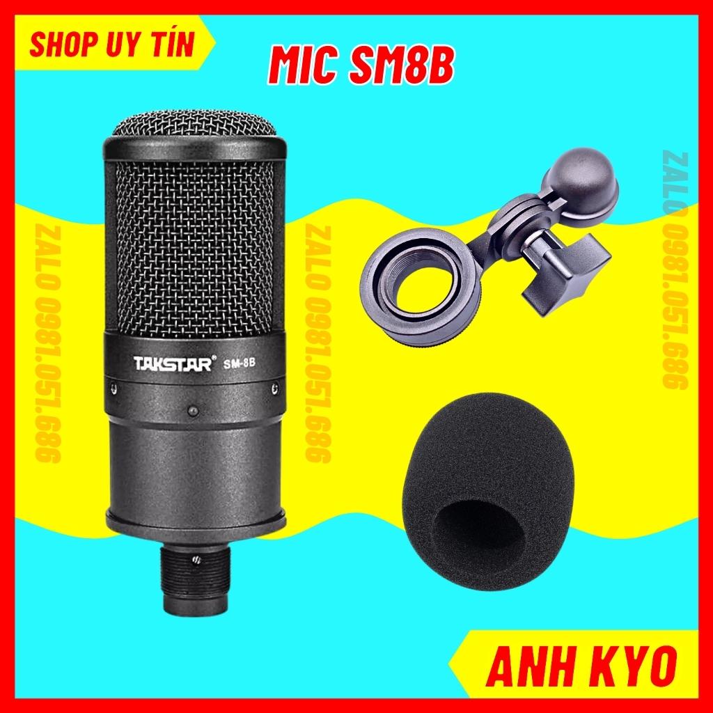 Trọn Bộ Mic Hát Livestream Sound Card XOX K10 2020 &amp; Mic Takstar SM8B Không Sôi Rè Thu Âm Chuyên Nghiệp