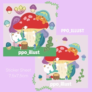 Ppo | Mushroom Sticker Sheet