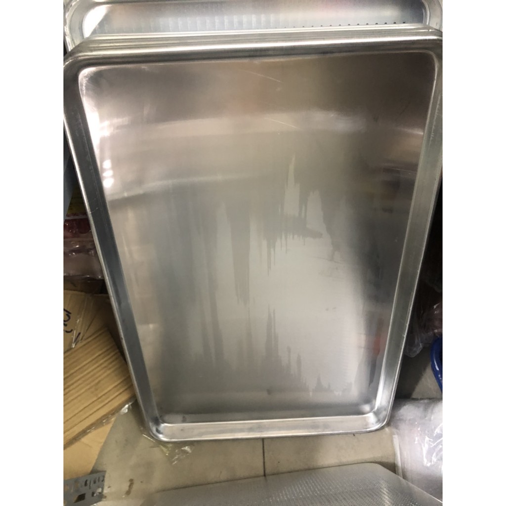 Khay Nhôm nướng bánh kt 40x60x3cm không lỗ dày 1,2mm