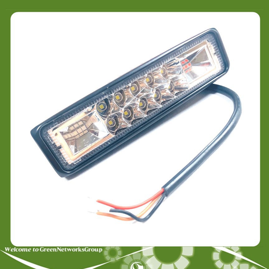 Đèn Bar Polic 10 Bóng LED Chính 6 LED Polic 2 bên Greennetworks