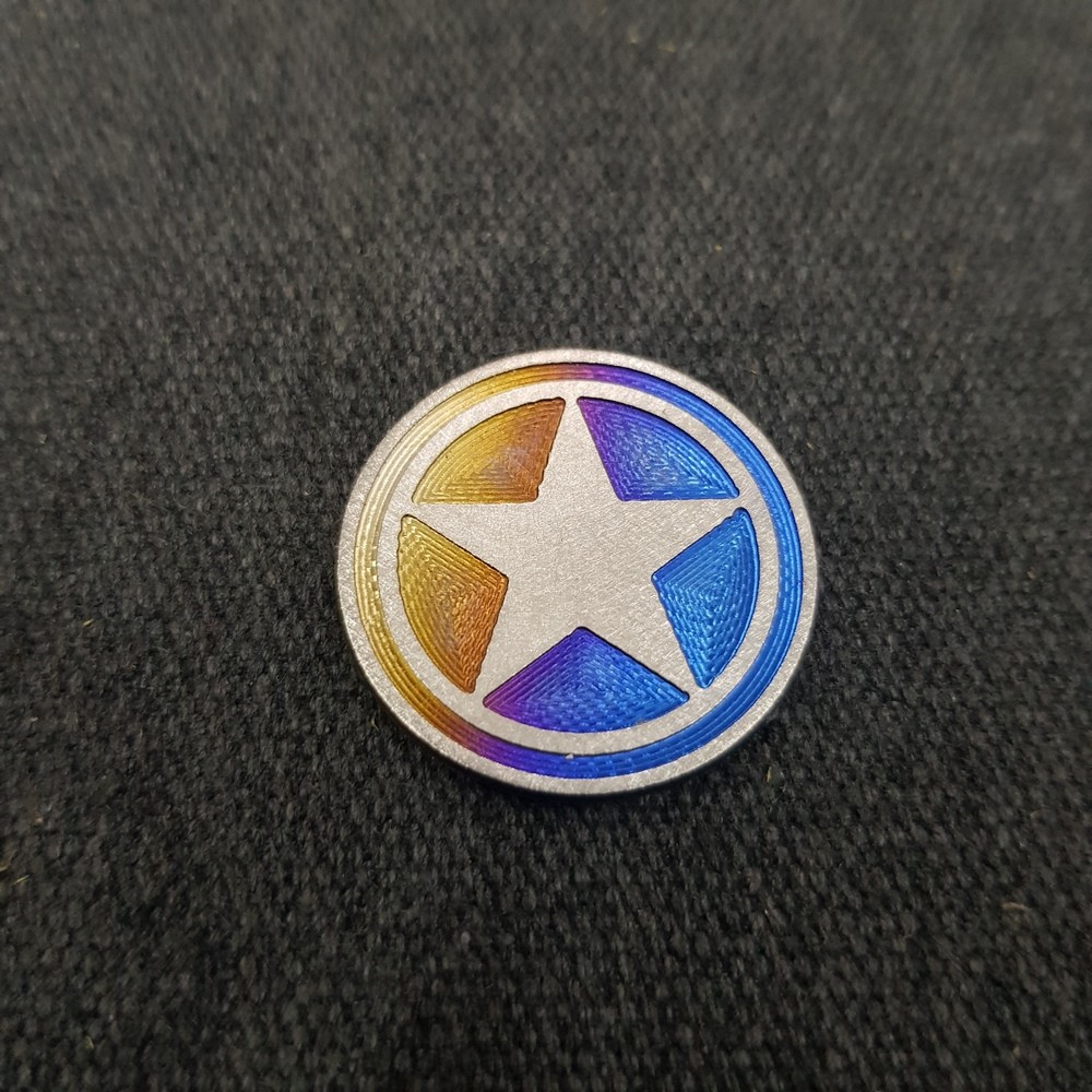 Tem dán xe máy, tem TITANNIUM TRANG TRÍ XE LOGO HOẠT HÌNH SIÊU CUTE