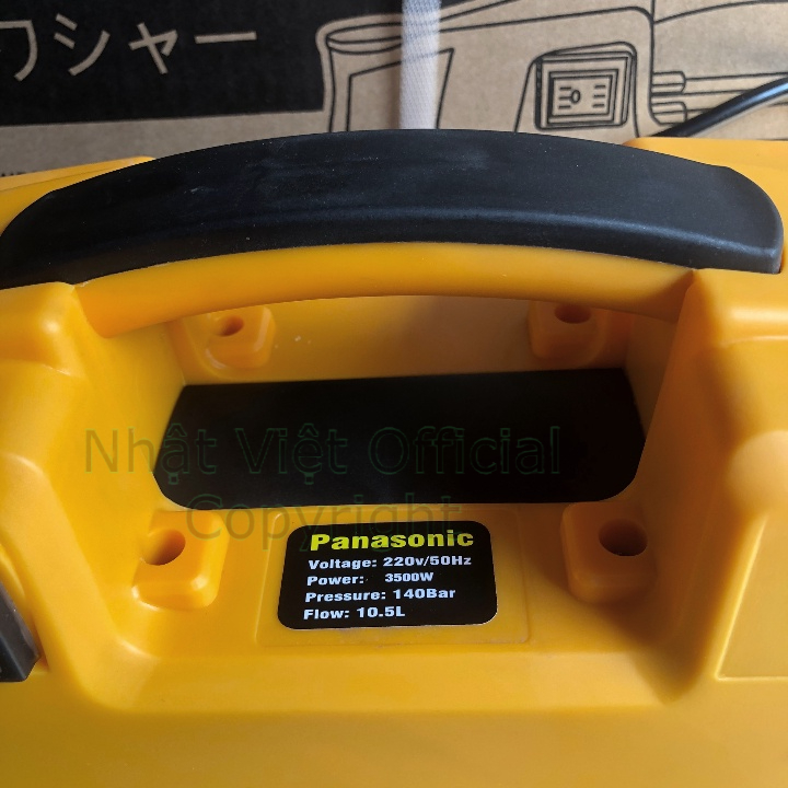 Máy rửa xe Panasonic 3500W mini gia đình Dây 30 mét Máy xịt rửa điều hòa BH 12 tháng