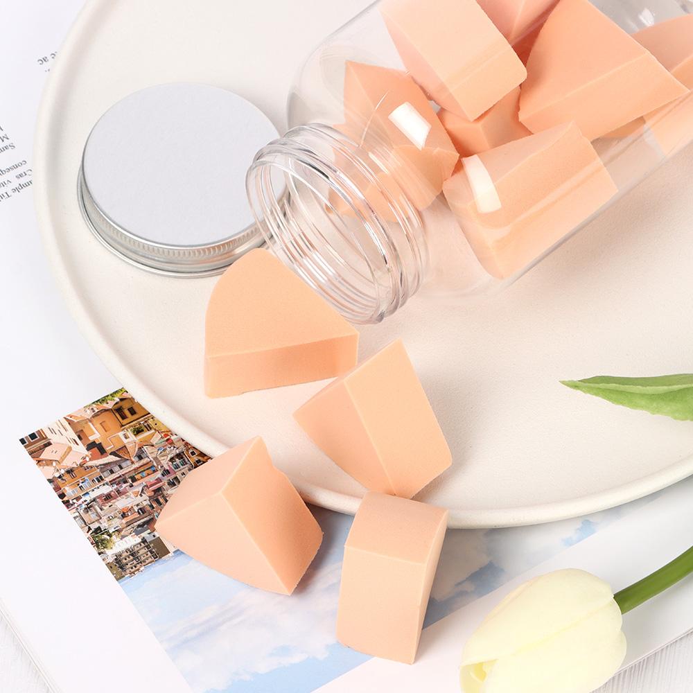 Set 12 Mút Trang Điểm Hình Tam Giác Dùng Tán Kem Nền Ướt / Khô