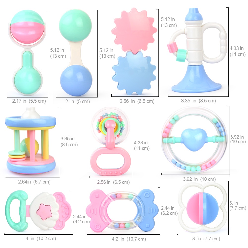 Đồ chơi lục lạc cầm tay coolplay mềm mại cho bé sơ sinh 0-12 tháng tuổi