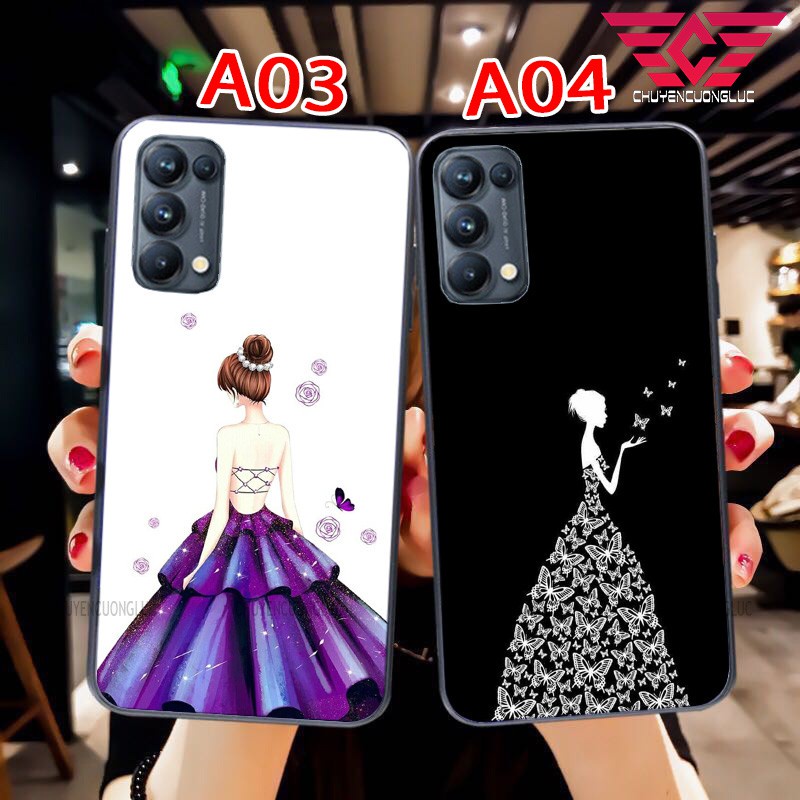 [HOT] Ốp lưng kính oppo reno 4 / 4 pro 4G/ 4 pro 5G / reno 5 / reno 6z 5g / oppo a52 / a92 hình cô gái dễ thương