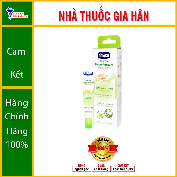 Lăn bôi vết muỗi đốt, côn trùng cắn Chicco Tuýp 10ml