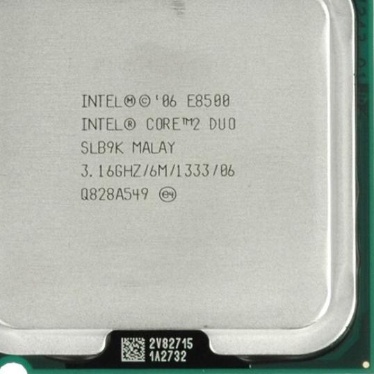 Bộ Xử Lý Intel Core 2 Duo 3.16 Ghz E8500 Lga 775 Chất Lượng Cao