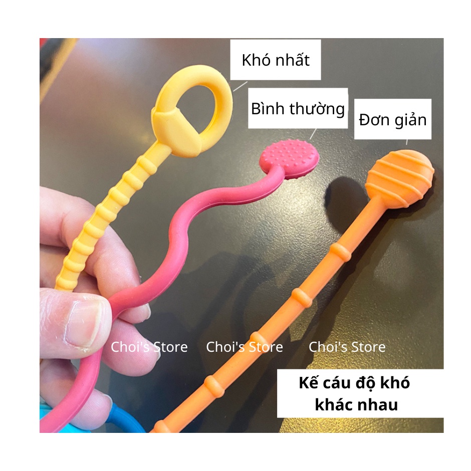 Đồ chơi rút dây thông minh rèn luyện kĩ năng cầm, nắm cho bé mẫu đĩa bay xanh