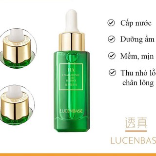 Tinh chất ha cấp nước se lỗ chân lông làm mềm, mịn da serum ha lucenbase hyaluronic acid auth