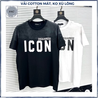 Áo thun nam cổ tròn, áo phông nam tay ngắn vải cotton chống xù lông in hình ICON kiểu dáng Hàn Quốc form chuẩn