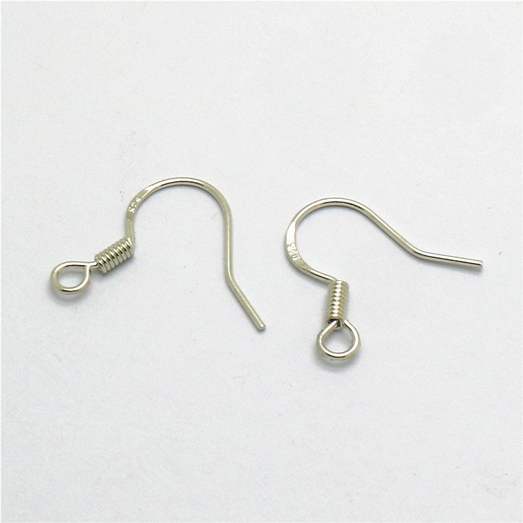 Móc hoa tai bạc để làm đồ handmade DIY - CB470