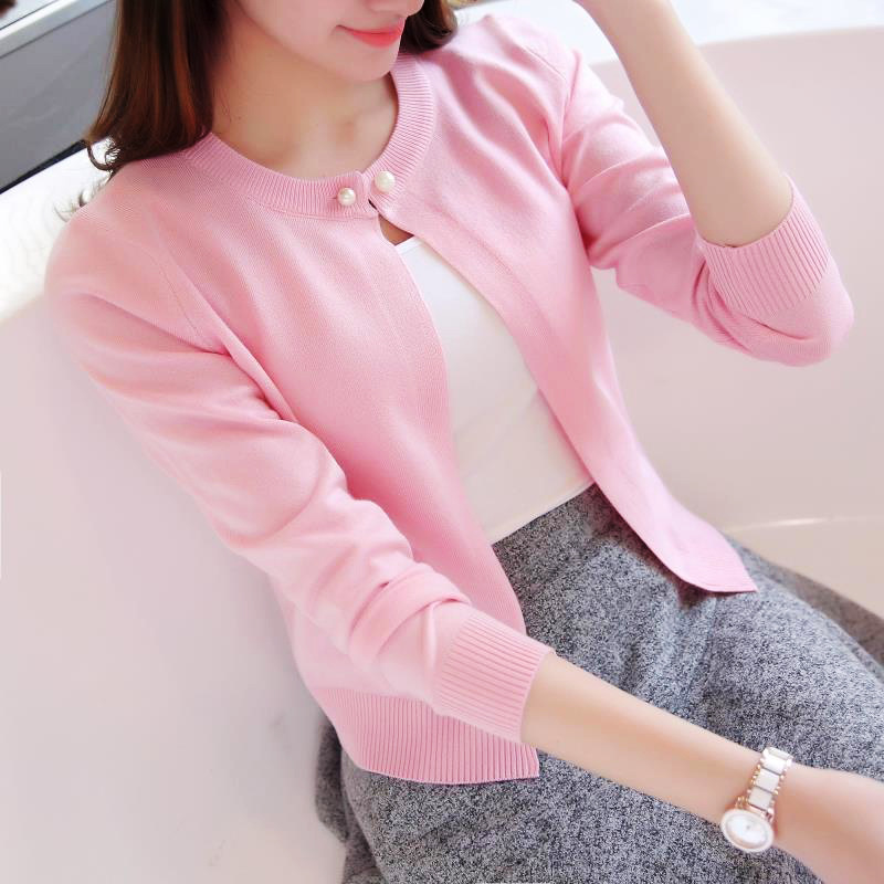 [Mã FAGREEN55 giảm 10% tối đa 30K đơn 99K] Áo Khoác Cardigan Dệt Kim Tay Dài Thoải Mái Nhiều Màu Lựa Chọn Cho Nữ