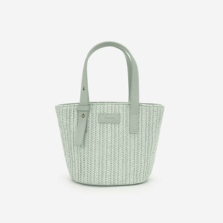 Vascara Túi Xách Cói Quai Da TOT 0065 Xanh Bạc Hà