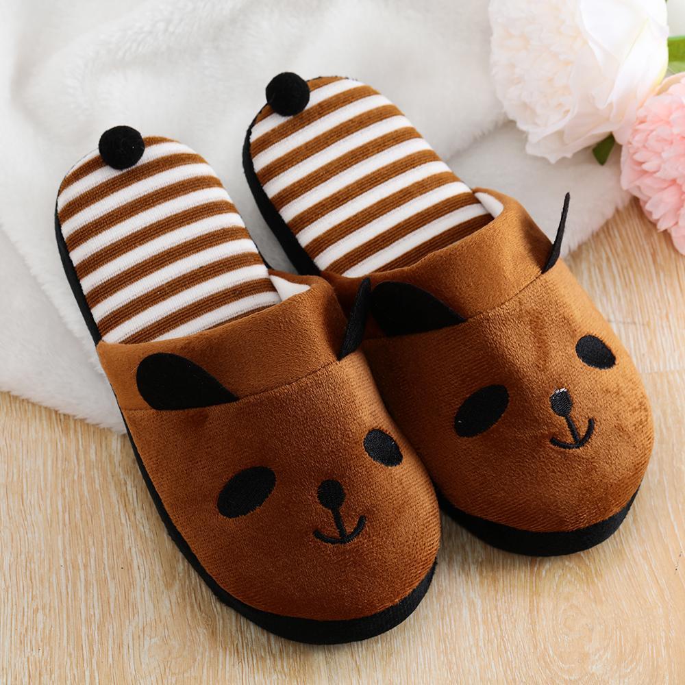 YVE Dép Bông Đi Trong Nhà Mềm Mại Kiểu Hoạt Hình Gấu Trúc Đáng