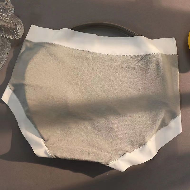 Quần Lót Cotton Đáy Trung Bình Thân Thiện Với Làn Da Kháng Khuẩn Không Đường May Cho Nữ