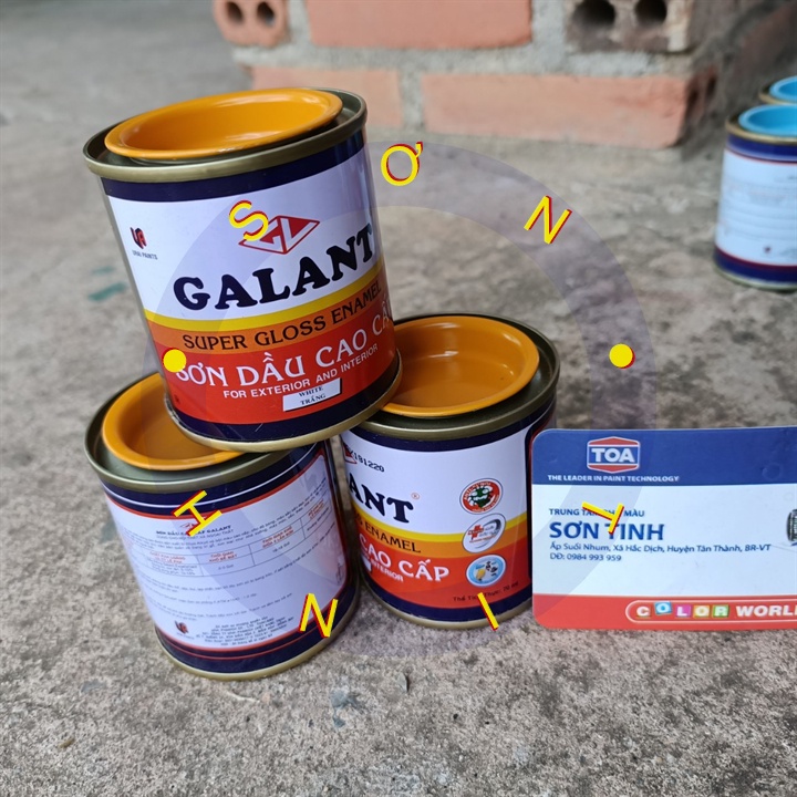 SƠN DẦU GALANT MÀU VÀNG 70 ML