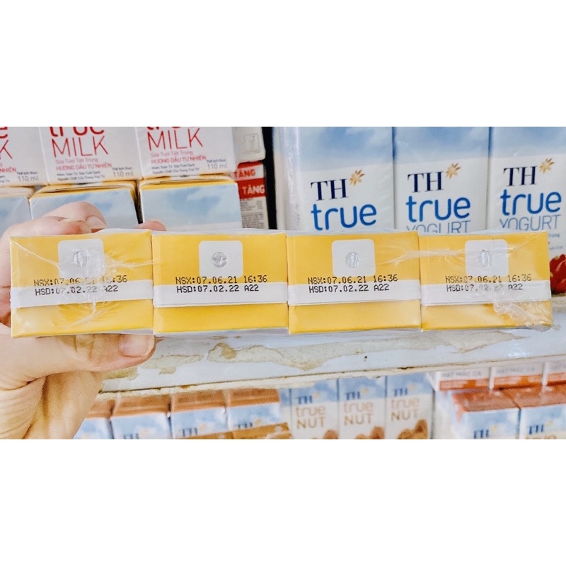 SỮA TH TRUEMILK YOYURT TOPKID CHUỐI, CAM, DÂU 110ml