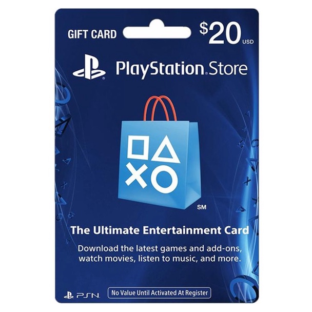 Thẻ PSN Gift Card hệ US cho PS4 PS5