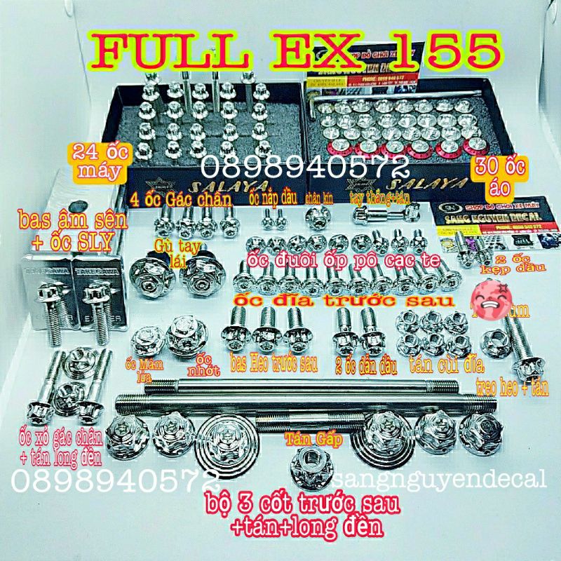 Full ốc salaya Exciter 155