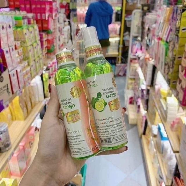 Xịt tinh chất bưởi Thái Lan Hair Tonic Citrus giúp tóc nhanh dài