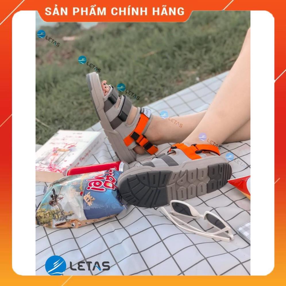 HÀNG CÓ SẴN SANDAL NAM NỮ CHÍNH HÃNG LETAS D1001 CAM TRO -p9