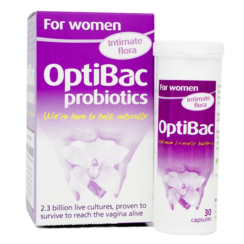 Men Vi Sinh Optibac Tím 30v