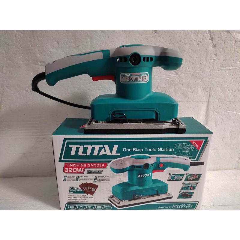 TOTAL Máy Chà Nhám Chữ Nhật 320W TF1301826 (Cam kết Chính Hãng 100%)