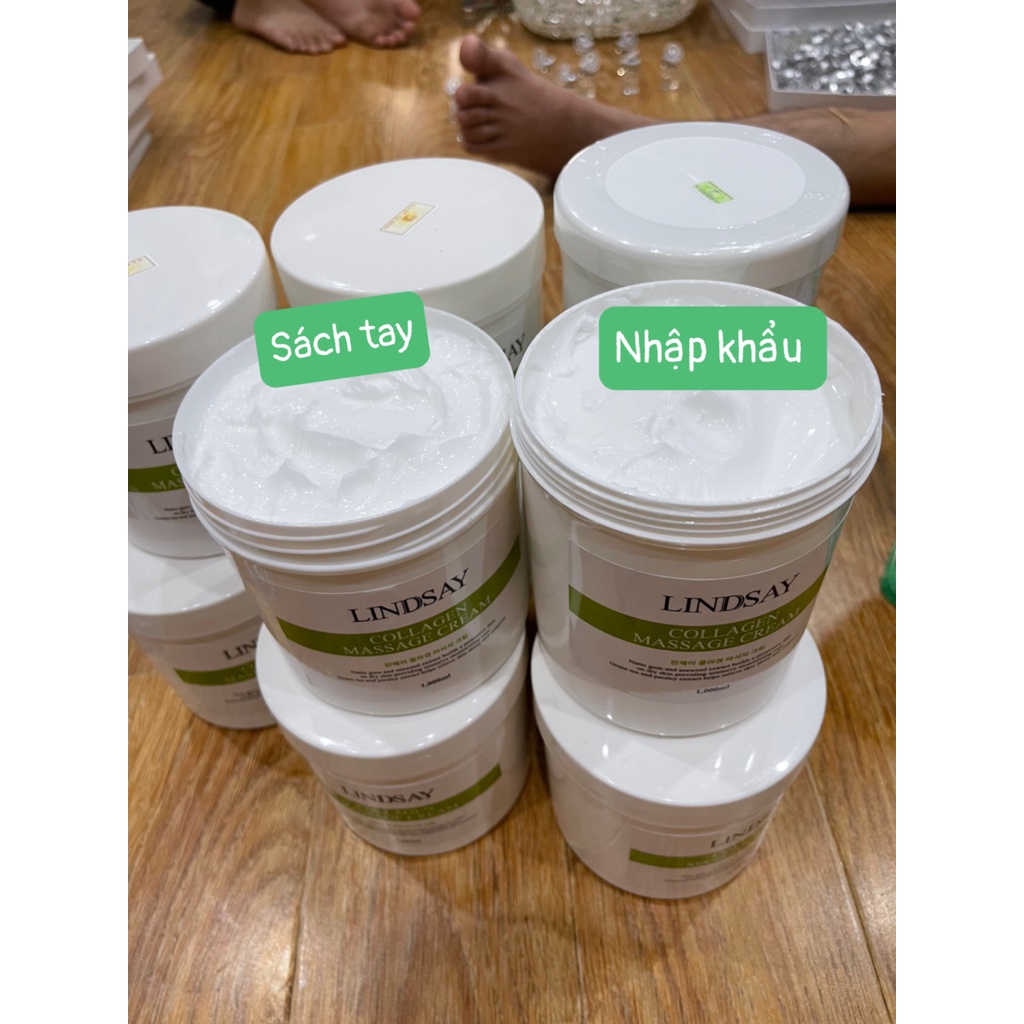Kem Massage Chống Lão Hóa, Sáng Trắng Da Lindsay Collagen Cream