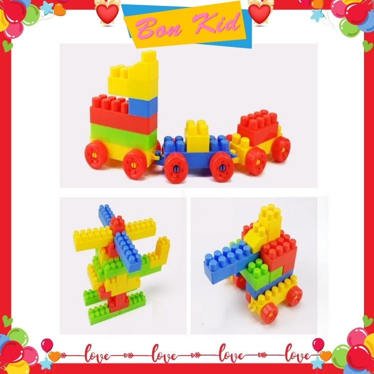 Đồ chơi lắp ghép xếp hình lego 130 chi tiết loại to cho bé phát triển trí tuệ