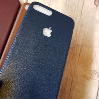 Ốp lưng iPhone 7 Plus dẻo giả da chỉ viền