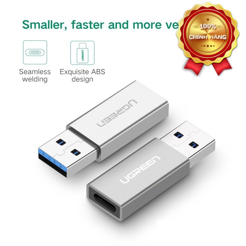 Đầu chuyển USB 3.0 to USB Type C Ugreen 30705